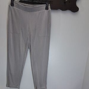Pure J. Jill Tencel Blend Elegant Gray Women's Pull On Pants Size SP